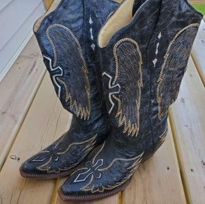Corral Vintage Cowboy Boots Size 8